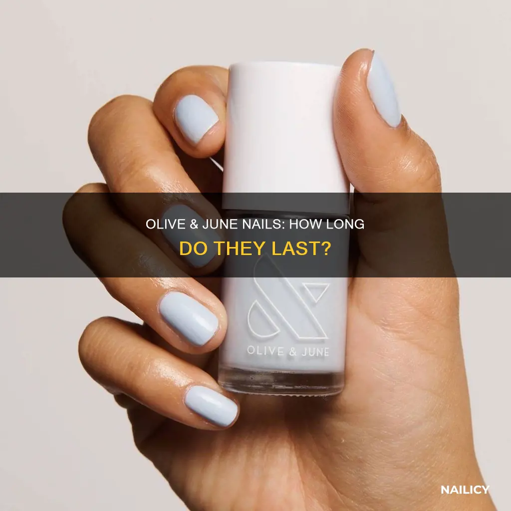 how long do olive and june nails last