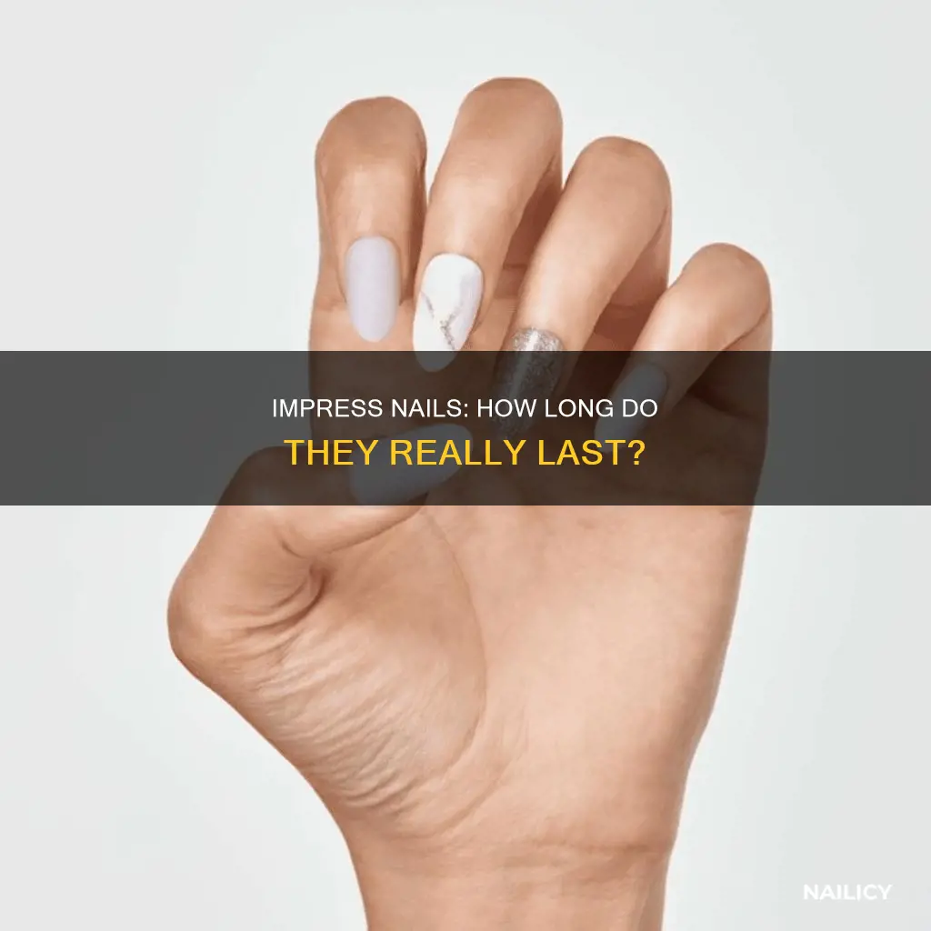 how long do the impress nails last