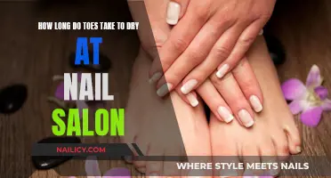 Toe Nails: Drying Time at the Salon