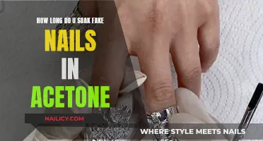 Soaking Fake Nails: How Long in Acetone?
