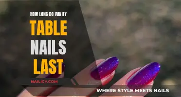 Vanity Table Nails: How Long Do They Last?