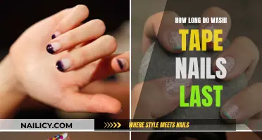 The Longevity of Washi Tape Manicures