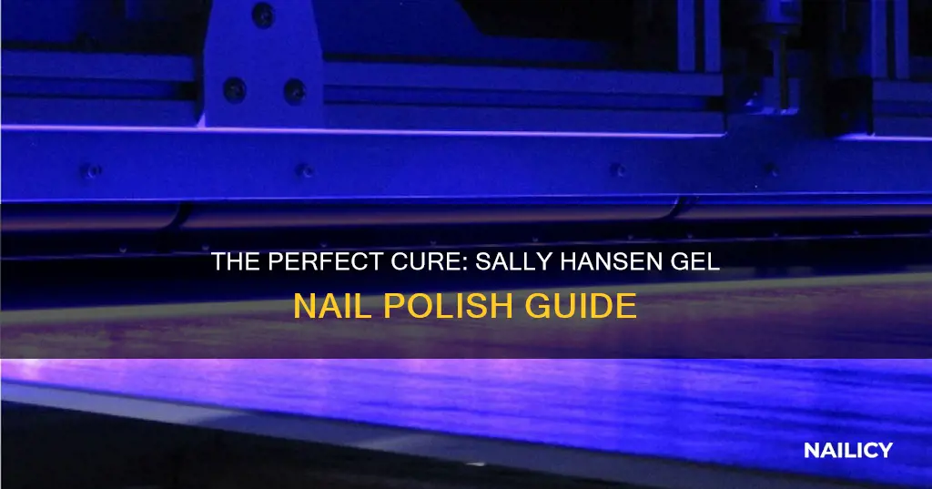 how long do you cure sally hansen gel nail polish
