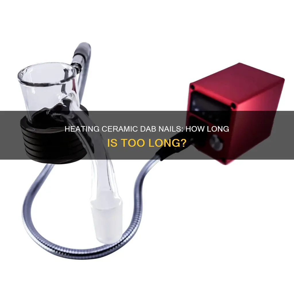 how long do you heat a ceramic dab nail