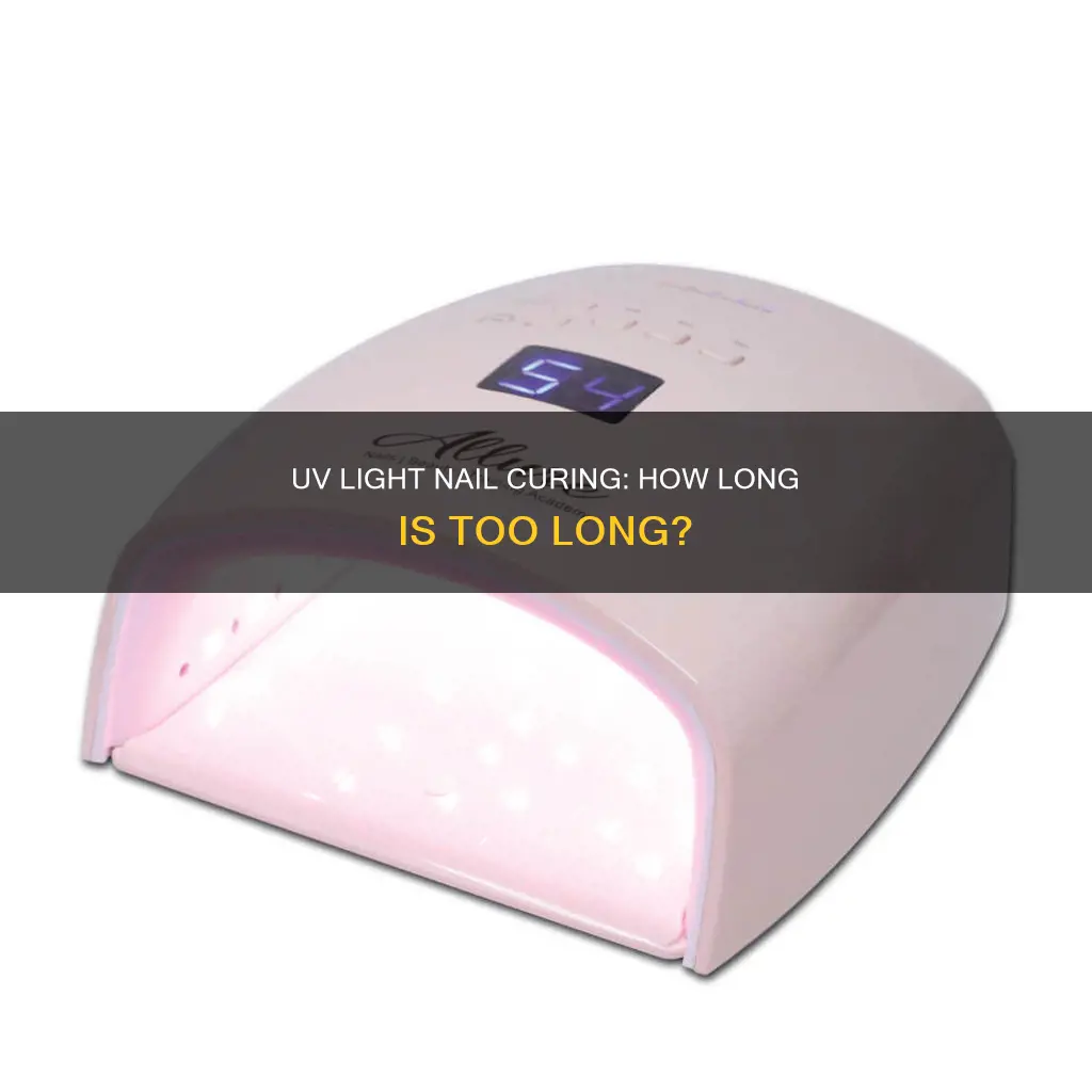 how long do you keep nails under uv light