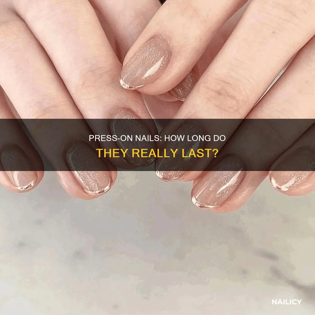 how long do you keep press on nails