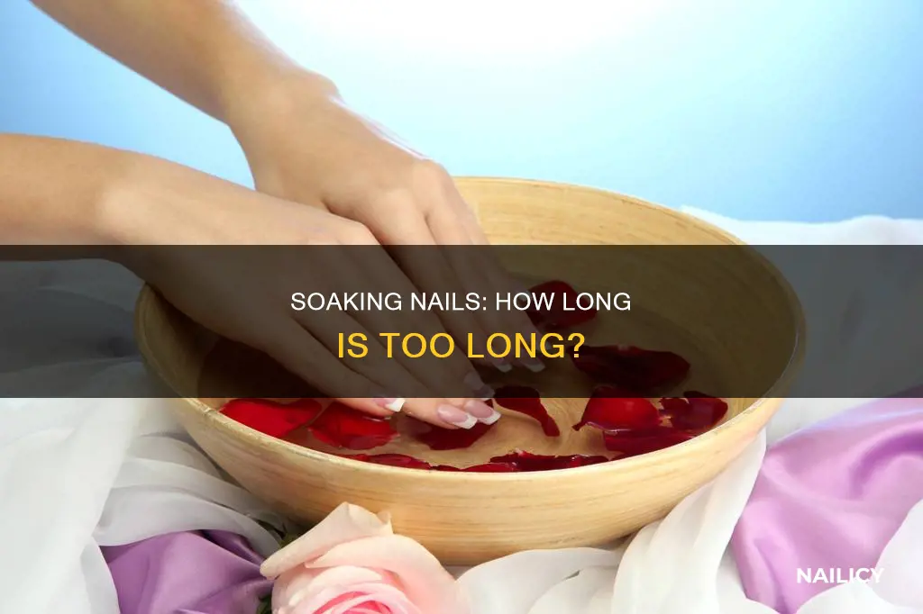 how long do you put your nails in cold water