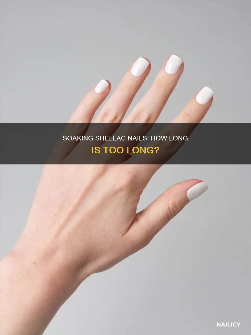how long do you soak shellac nails in acetone