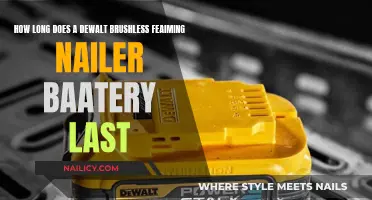 Dewalt Brushless Nailer: How Long Does the Battery Last?