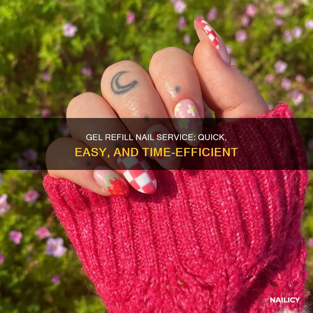 how long does a gel refill for nails take