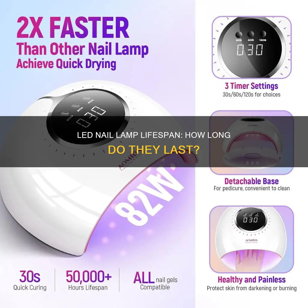 how long does a led nail lamp last