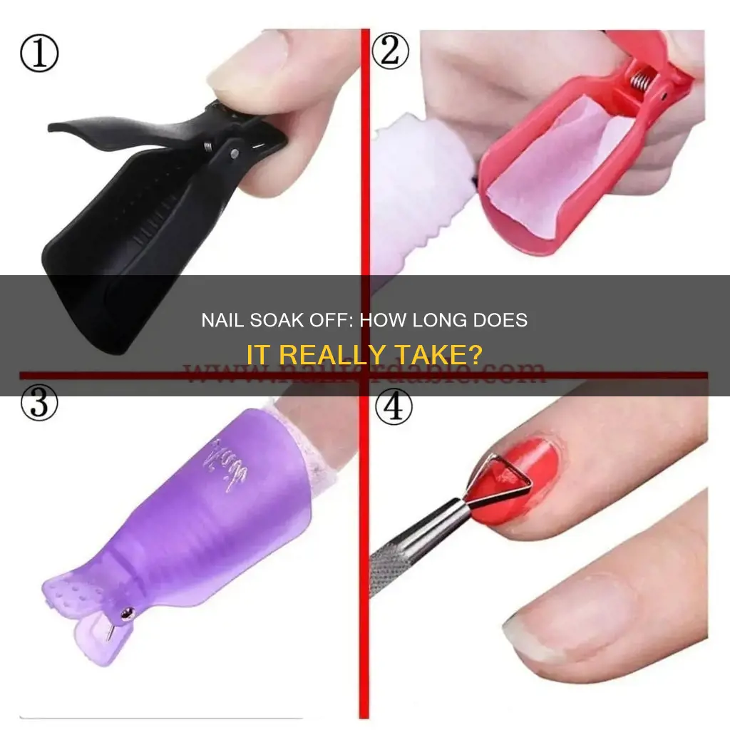 how long does a nail soak off take