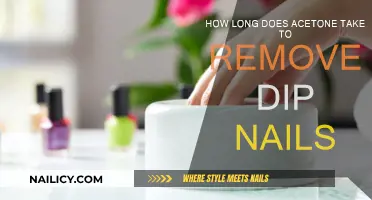 Acetone's Quick Dip Nail Removal Process