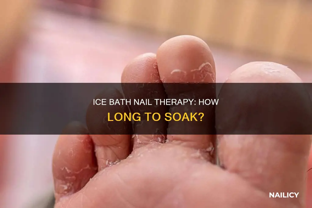 how long does an ice bath take to cure nails