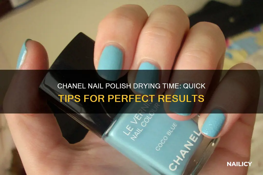 how long does chanel nail polish take to dry