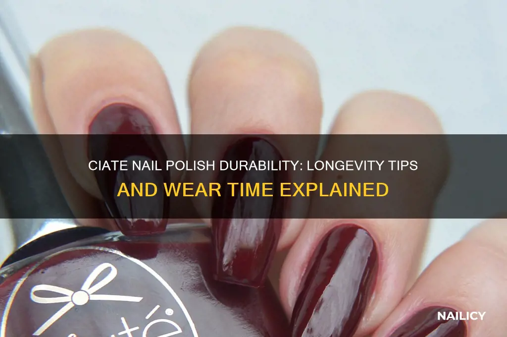 how long does ciate nail polish last