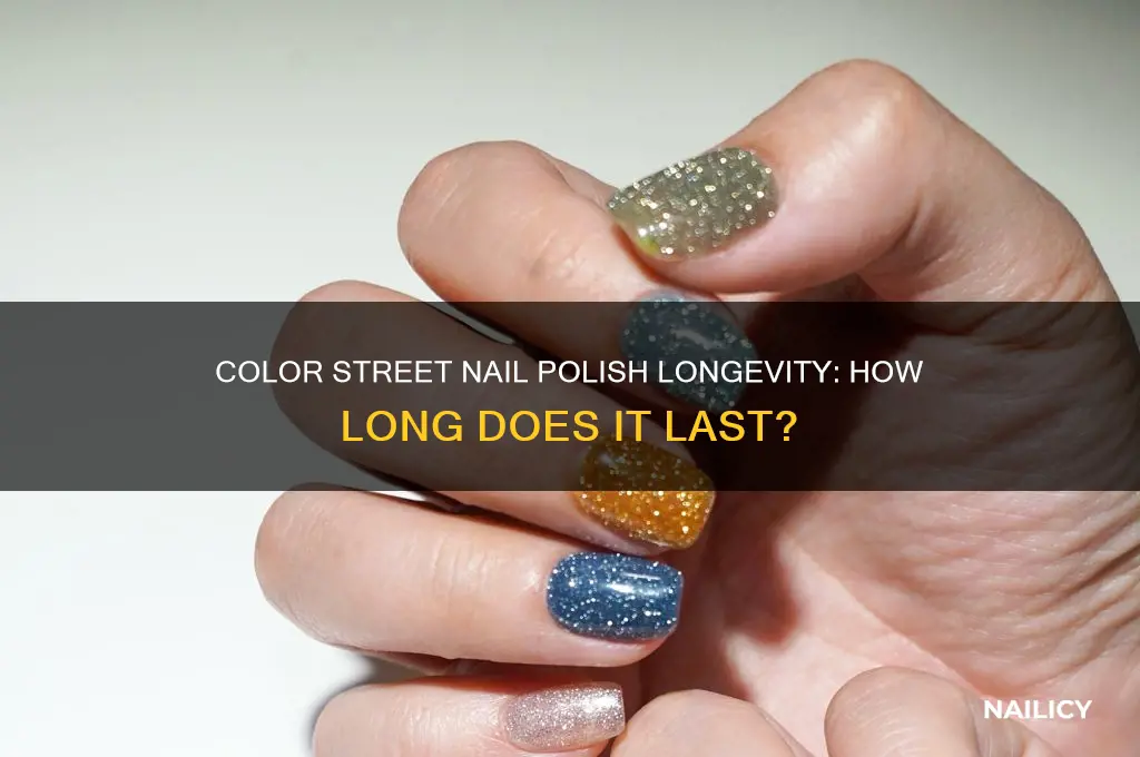 how long does color street nail polish last