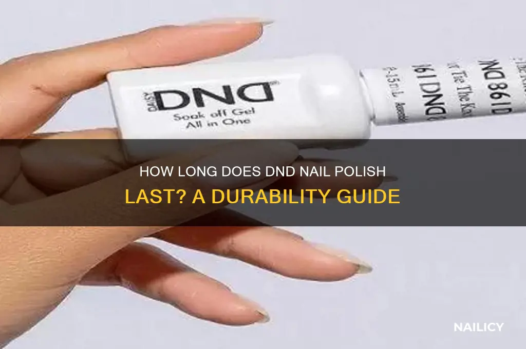 how long does dnd nail polish last