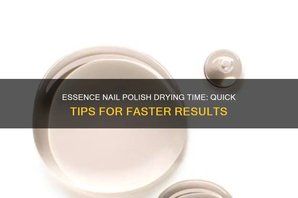 how long does essence nail polish take to dry