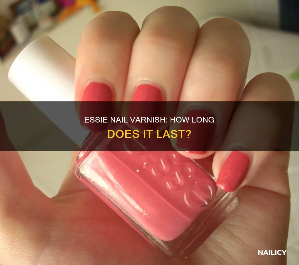 how long does essie nail varnish last