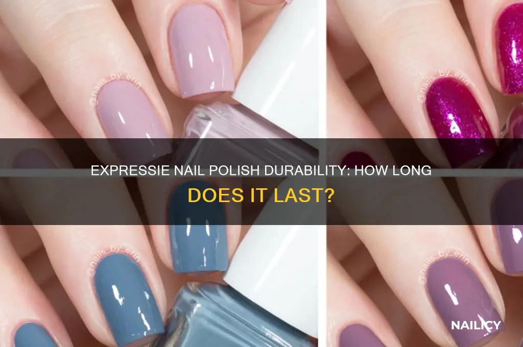 how long does expressie nail polish last