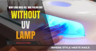 Gel Nail Polish: Drying Time Without a UV Lamp