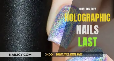 Holographic Nails: How Long Does the Effect Last?
