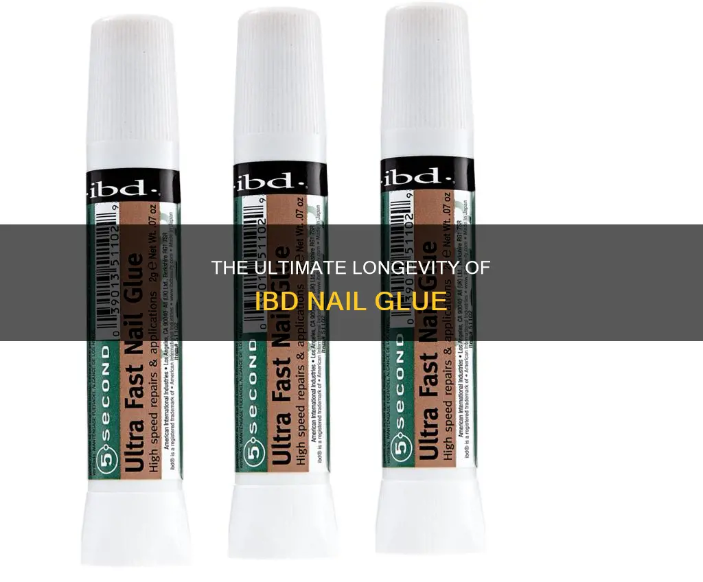 how long does ibd nail glue last