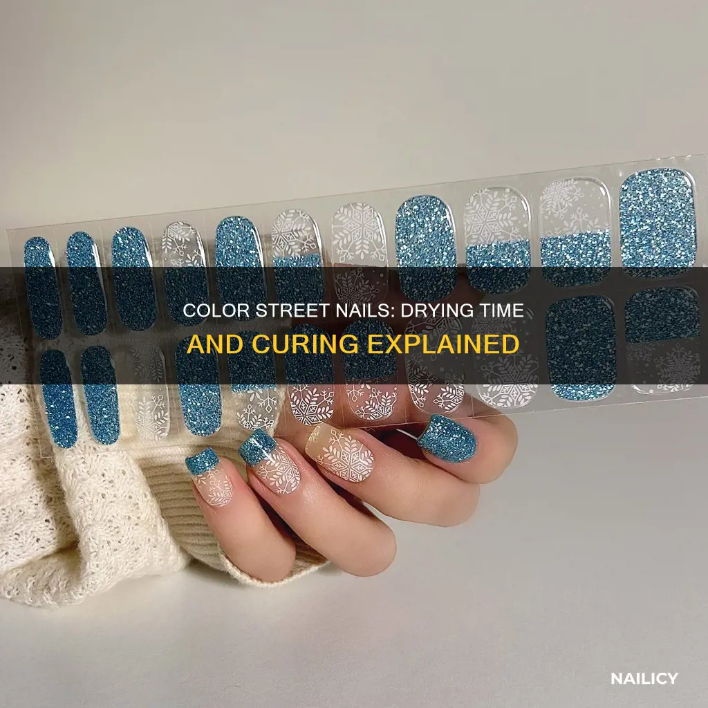 how long does it take color street nails to cure