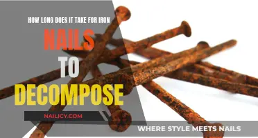 Iron Nails: Decomposition and the Time It Takes