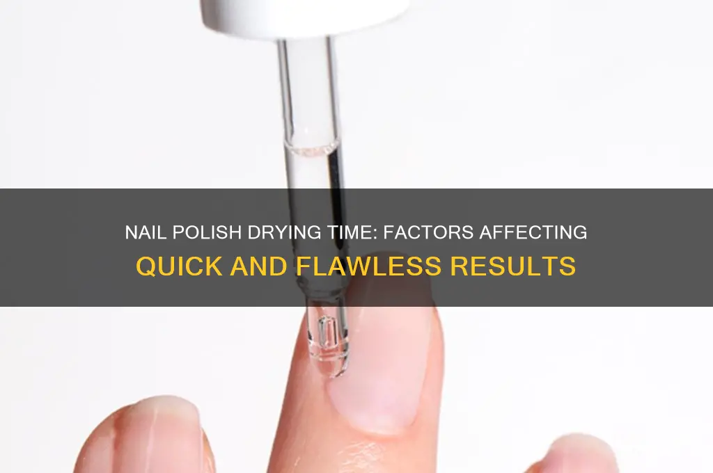 how long does it take for nail polish to fry
