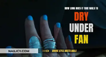 Nail Drying: Fan Power and Time Needed