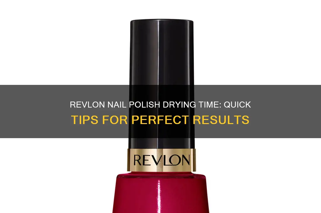 how long does it take revlon nail polish to dry