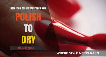 Quick Tips: Drying Time for Thick Nail Polish Explained