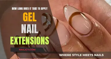 Gel Nail Extensions: Application Time and Process Explained
