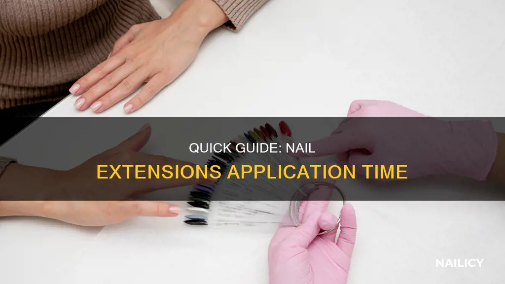 how long does it take to do nail extensions