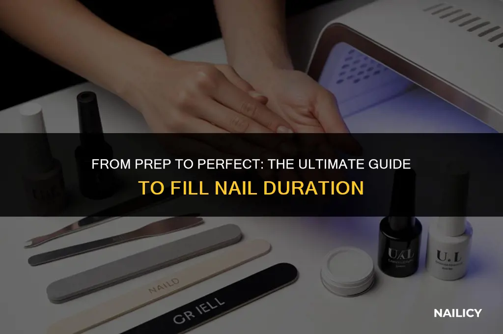 how long does it take to get a fill nails