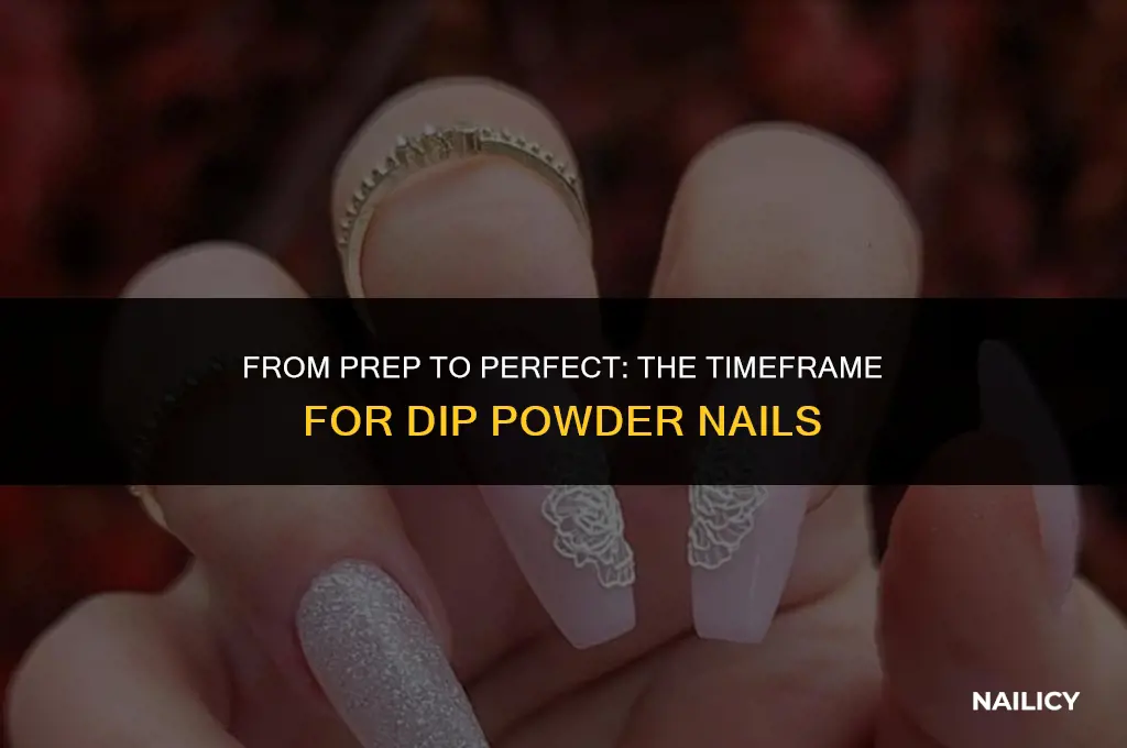how long does it take to get dip powder nails