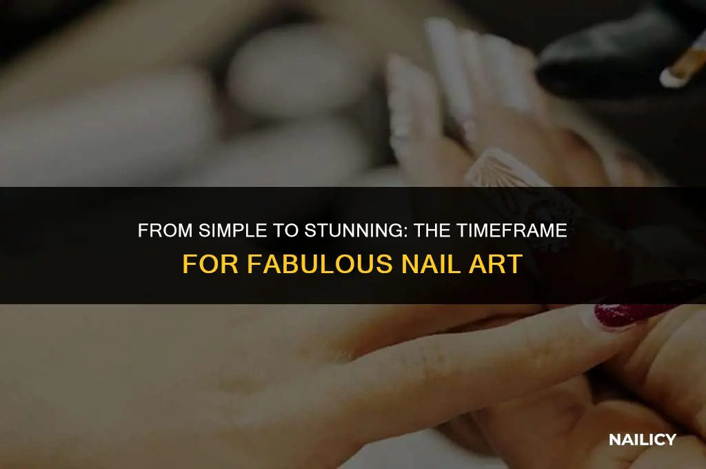 how long does it take to get fancy nails done