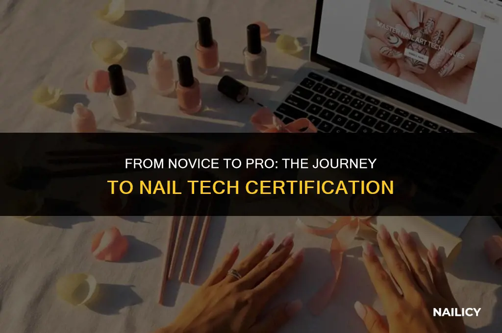 how long does it take to get nail tech certification