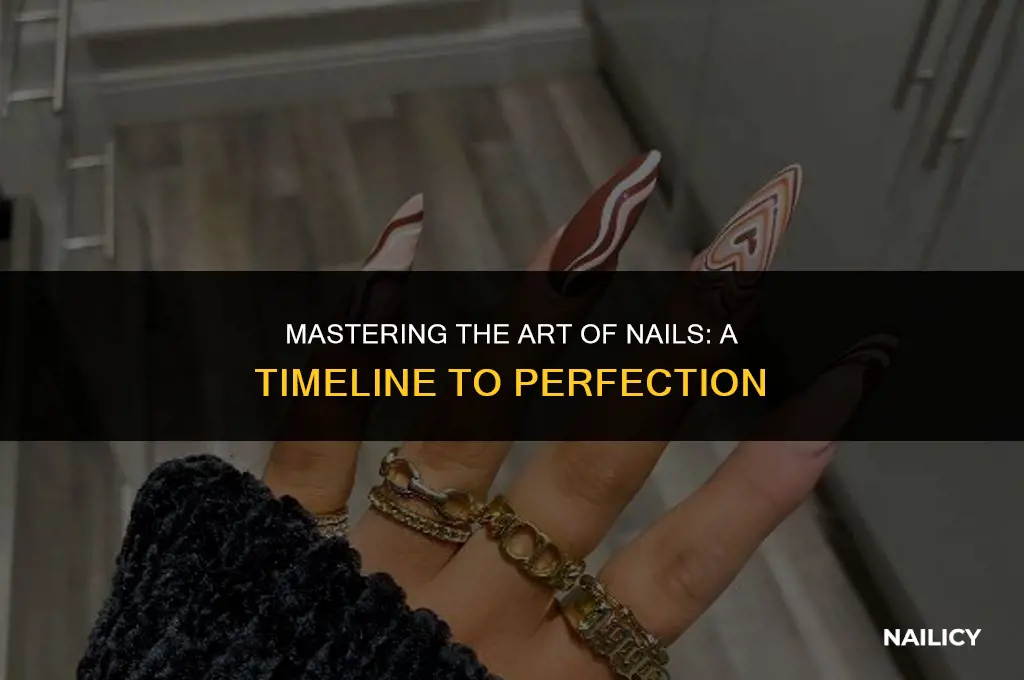 how long does it take to get used to nails