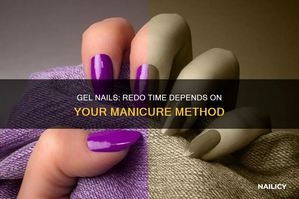 how long does it take to redo gel nails