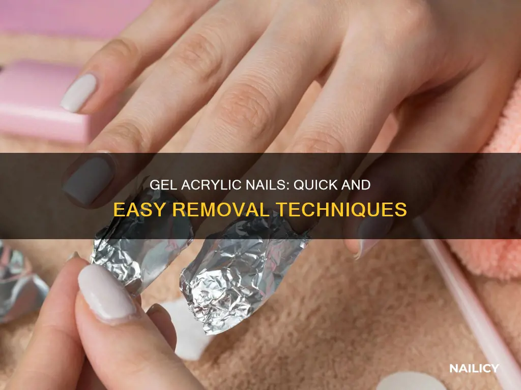 Gel Acrylic Nails: Quick And Easy Removal Techniques | Nailicy