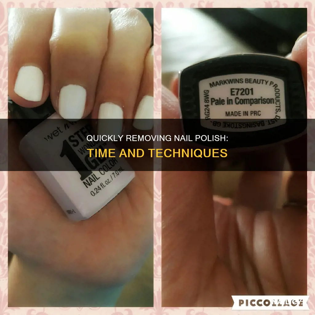 how long does it take to remove nail polish