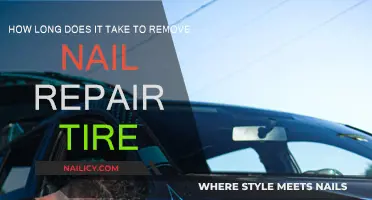 Quickly Fixing a Nail-Repaired Tire: Time and Steps