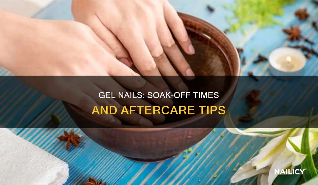 how long does it take to soak off gel nails