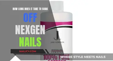 Soaking Off Nexgen Nails: How Long Does It Take?
