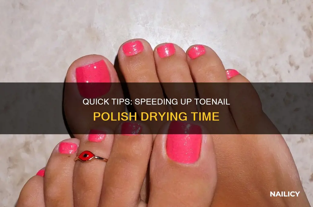 how long does it take toe nail polish to dry