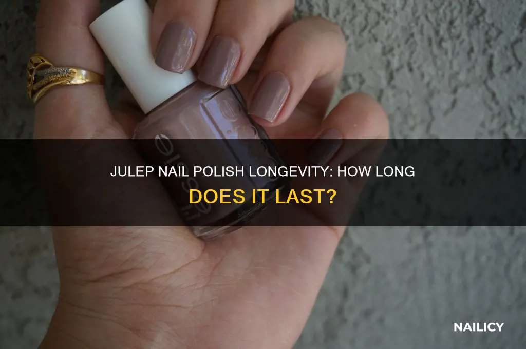 how long does julep nail polish last