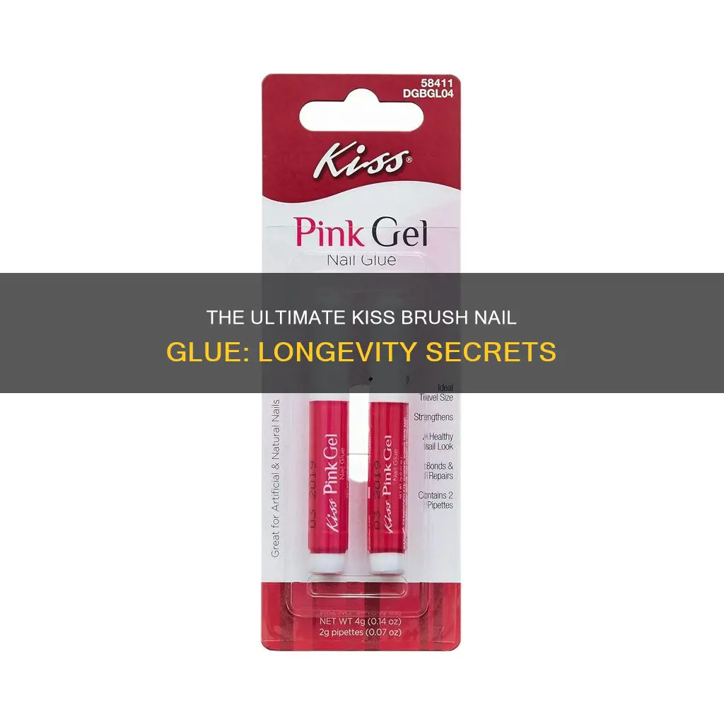 how long does kiss brush on nail glue last